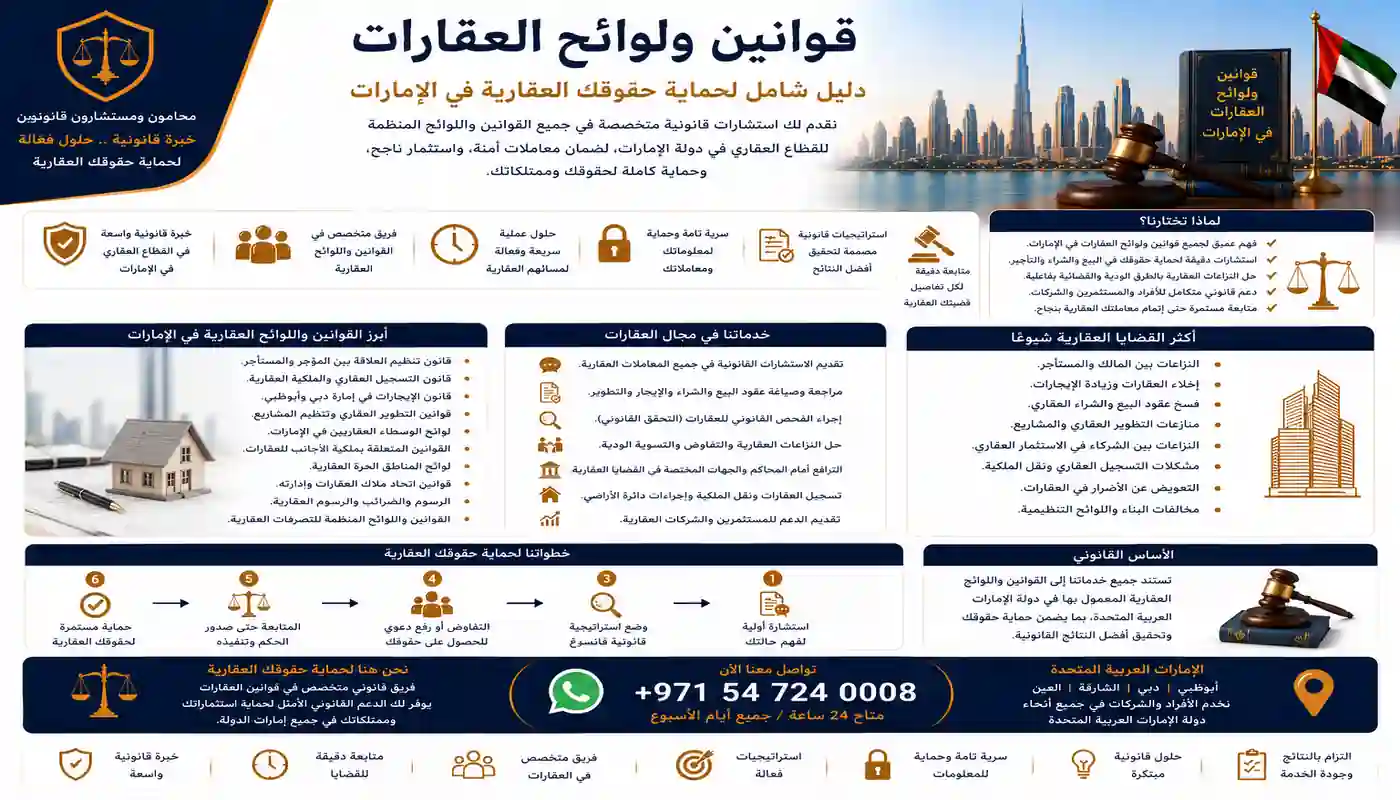 قوانين ولوائح العقارات