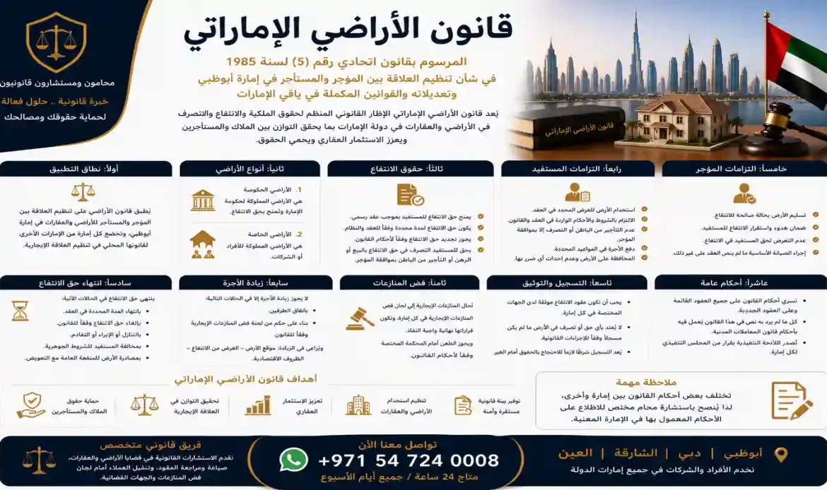قانون الأراضي الإماراتي