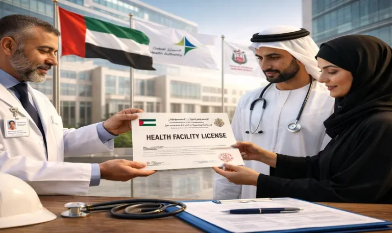 ترخيص المنشآت الصحية في الإمارات