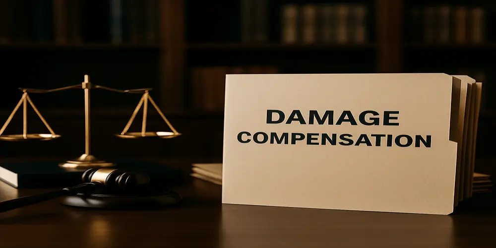  التعويض عن الأضرار 