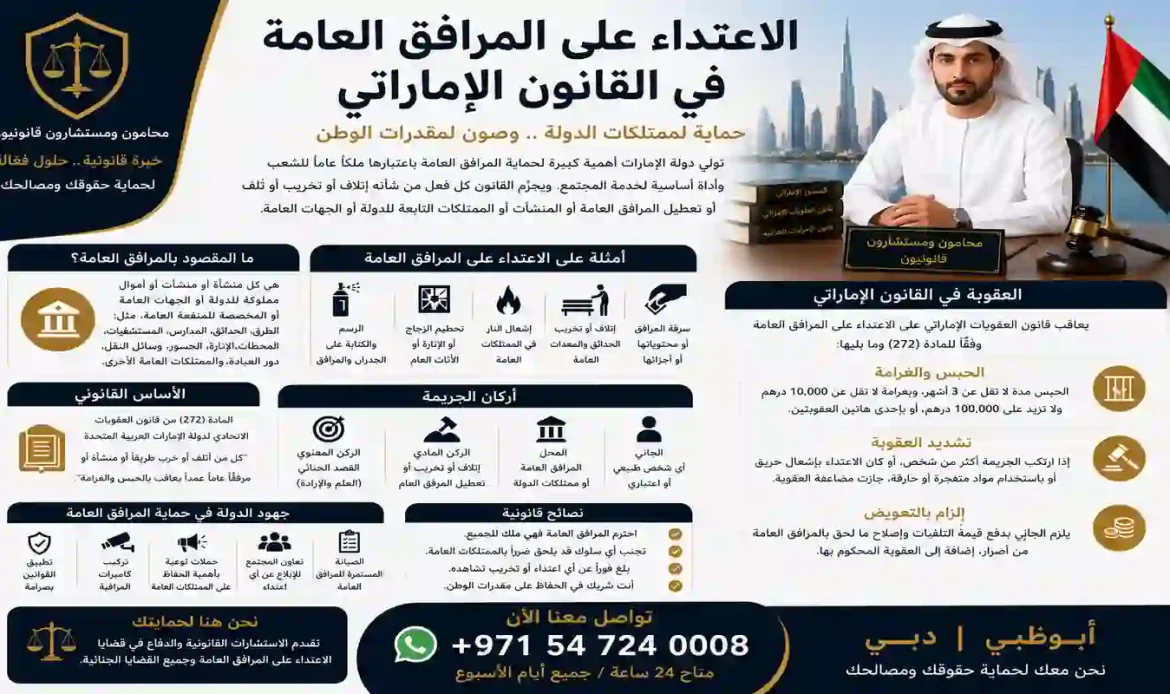 الاعتداء على المرافق العامة