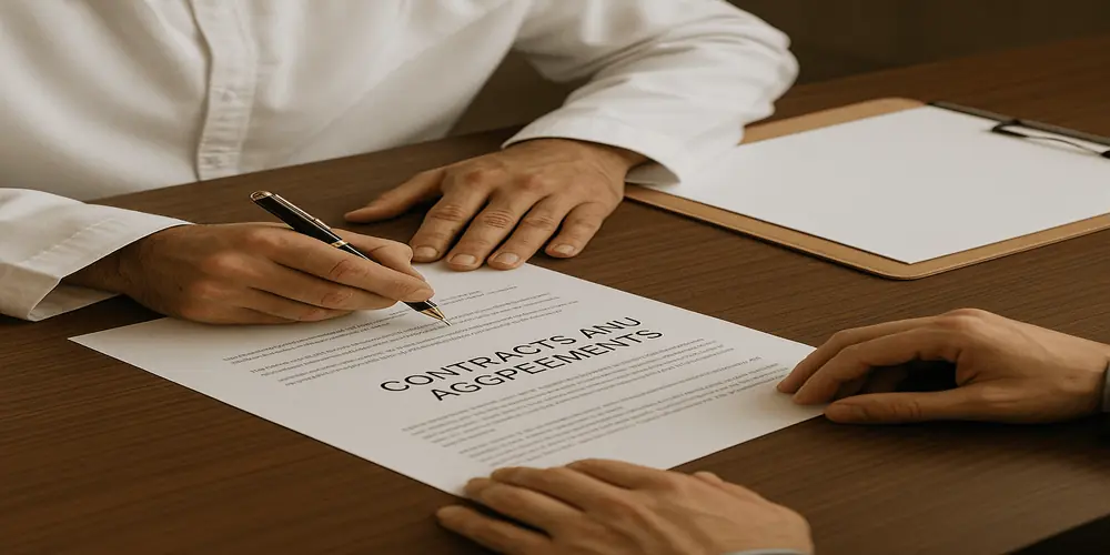  صياغة العقود والاتفاقيات