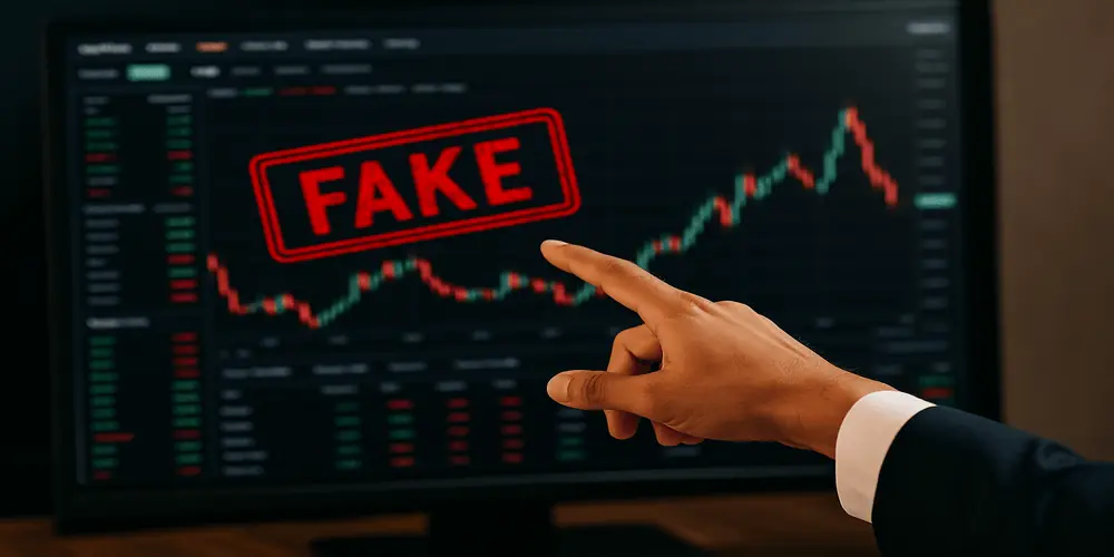 شركات التداول الوهمية