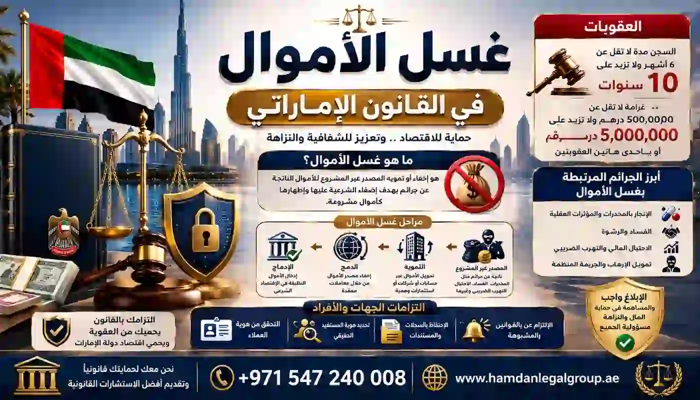 غسل الأموال في القانون الإماراتي
