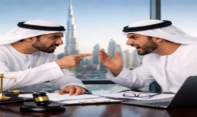 نزاع الشركاء في دبي