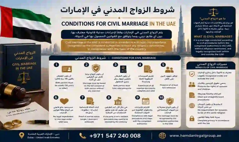 شروط الزواج المدني في الإمارات