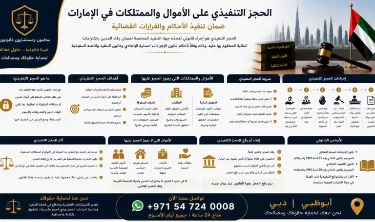 الحجز التنفيذي على الأموال والممتلكات