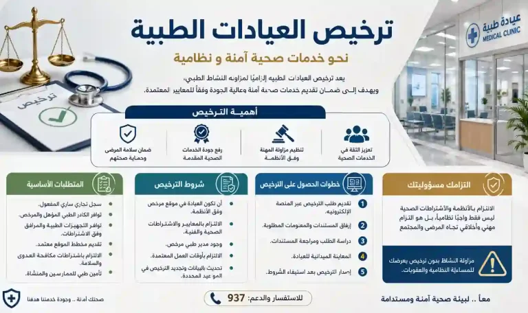 ترخيص العيادات الطبية في الإمارات