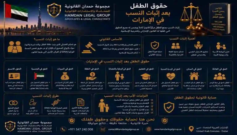 حقوق الطفل بعد إثبات النسب