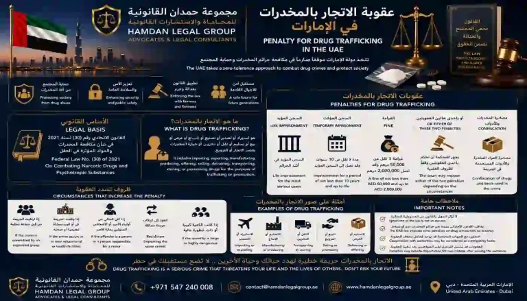 عقوبة الاتجار بالمخدرات