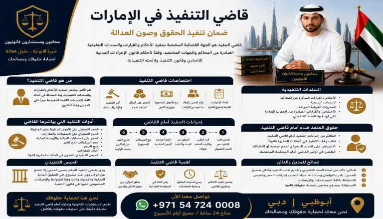 قاضي التنفيذ في الإمارات