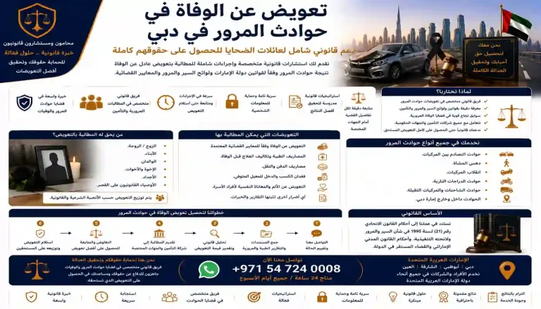 تعويض عن الوفاة في حوادث المرور