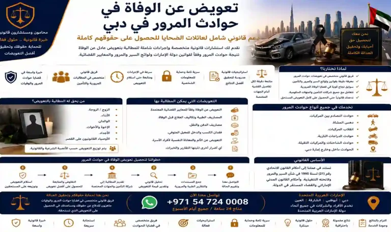 تعويض عن الوفاة في حوادث المرور
