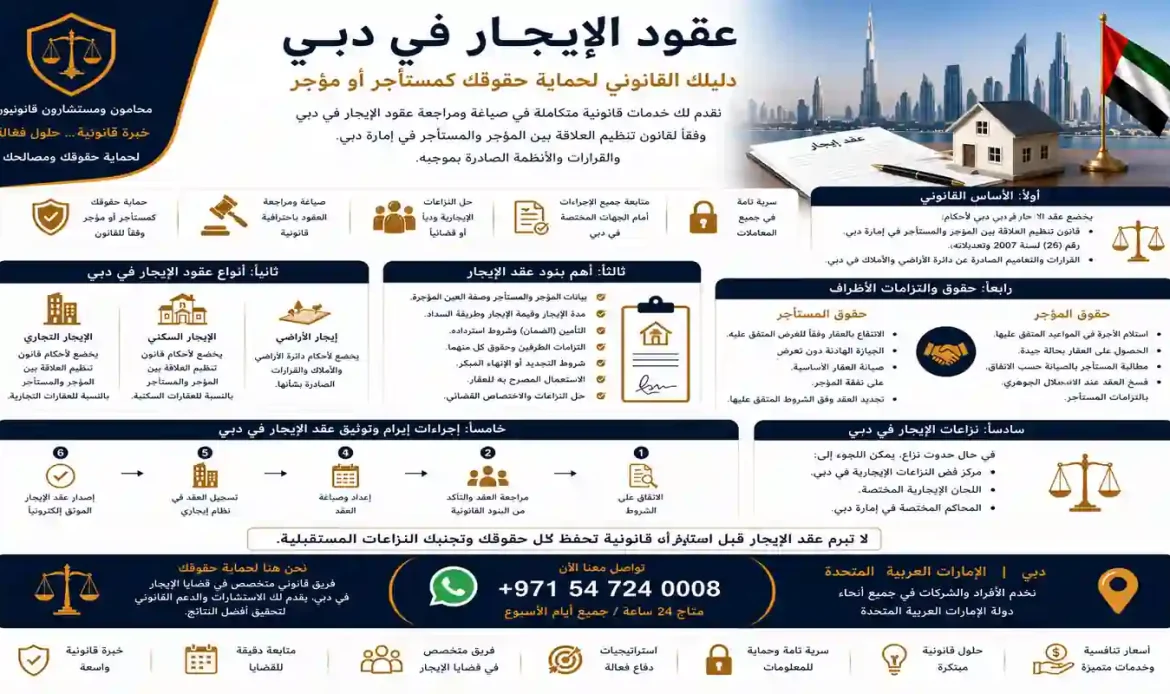 عقود الإيجار في دبي