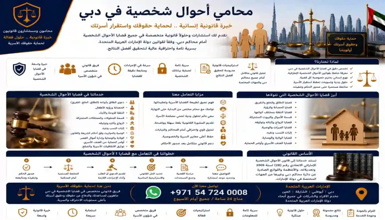 محامي أحوال شخصية في دبي