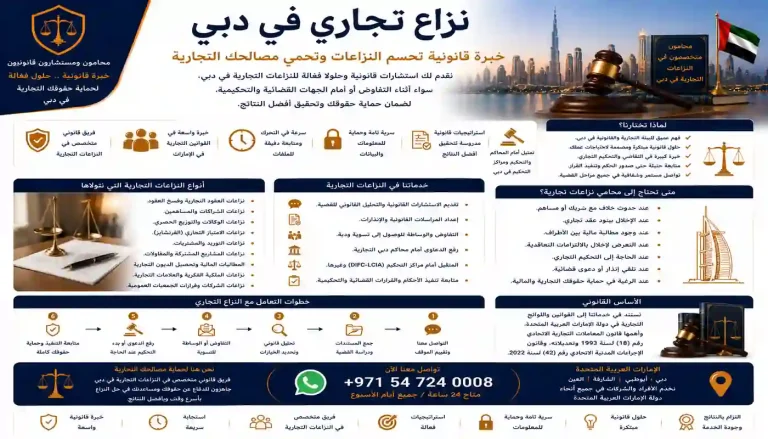 نزاع تجاري في دبي