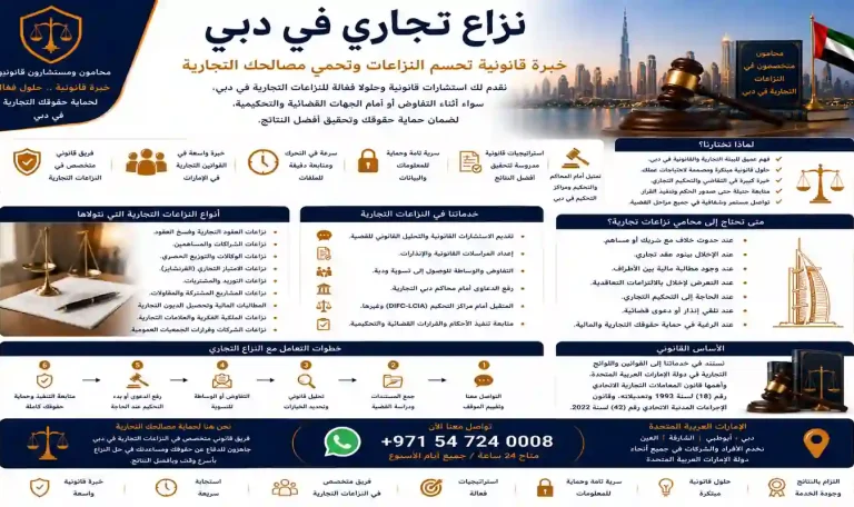 نزاع تجاري في دبي