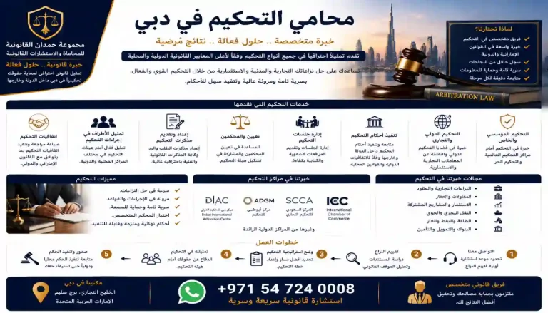 محامي التحكيم في دبي
