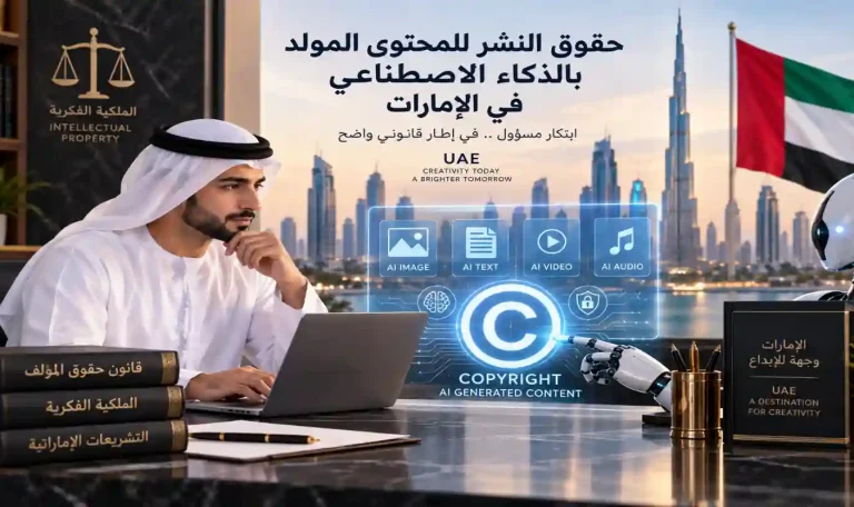حقوق النشر للمحتوى المولد بالذكاء الاصطناعي