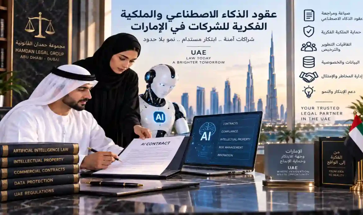 عقود الذكاء الاصطناعي والملكية الفكرية للشركات