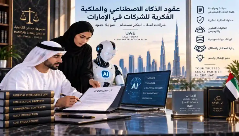 عقود الذكاء الاصطناعي والملكية الفكرية للشركات
