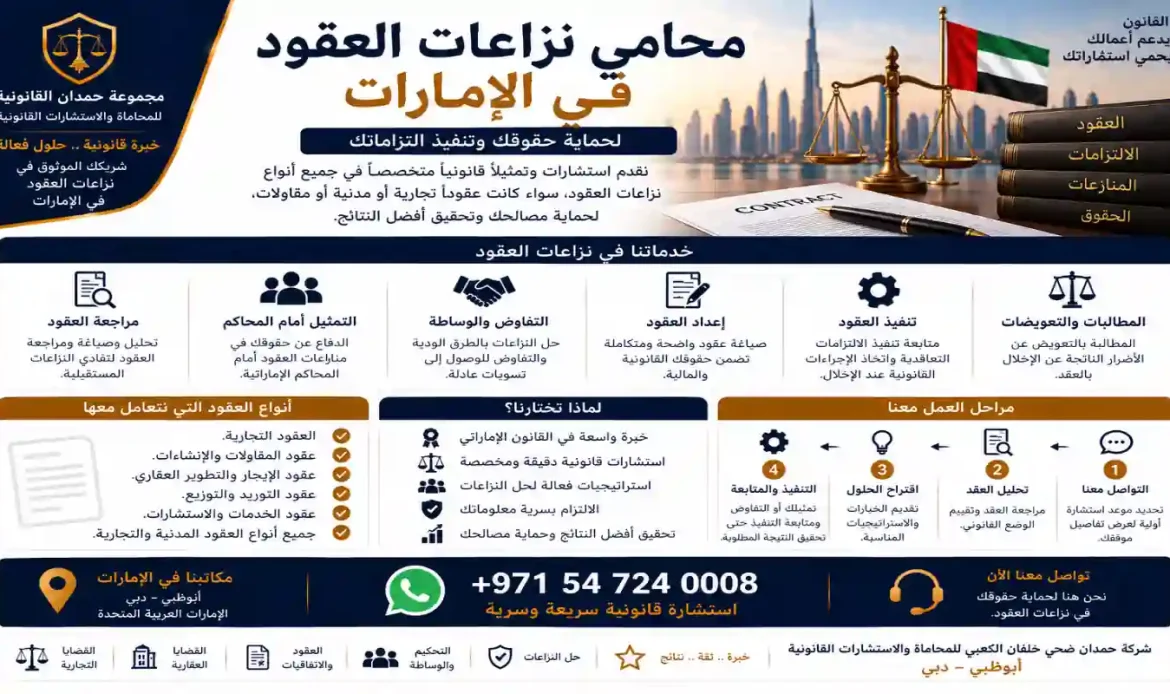 محامي نزاعات العقود