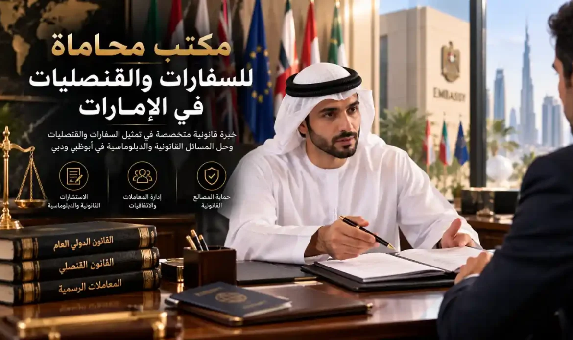 مكتب محاماة للسفارات والقنصليات في الإمارات