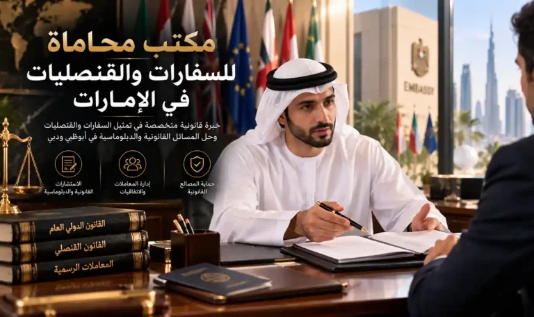 مكتب محاماة للسفارات والقنصليات في الإمارات